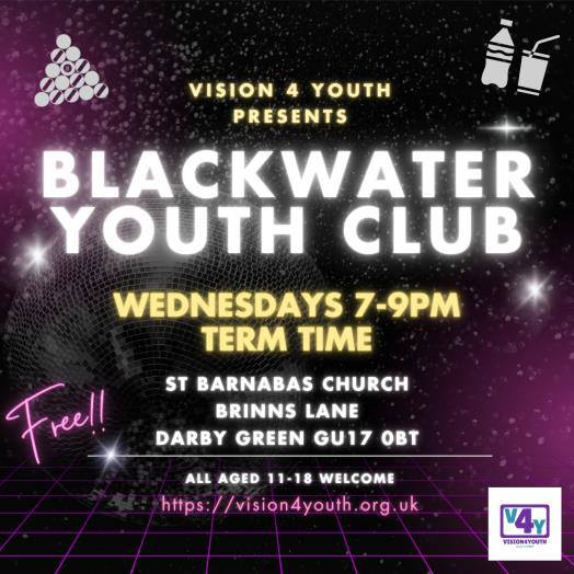 [Blackwater Youth Club Poster]